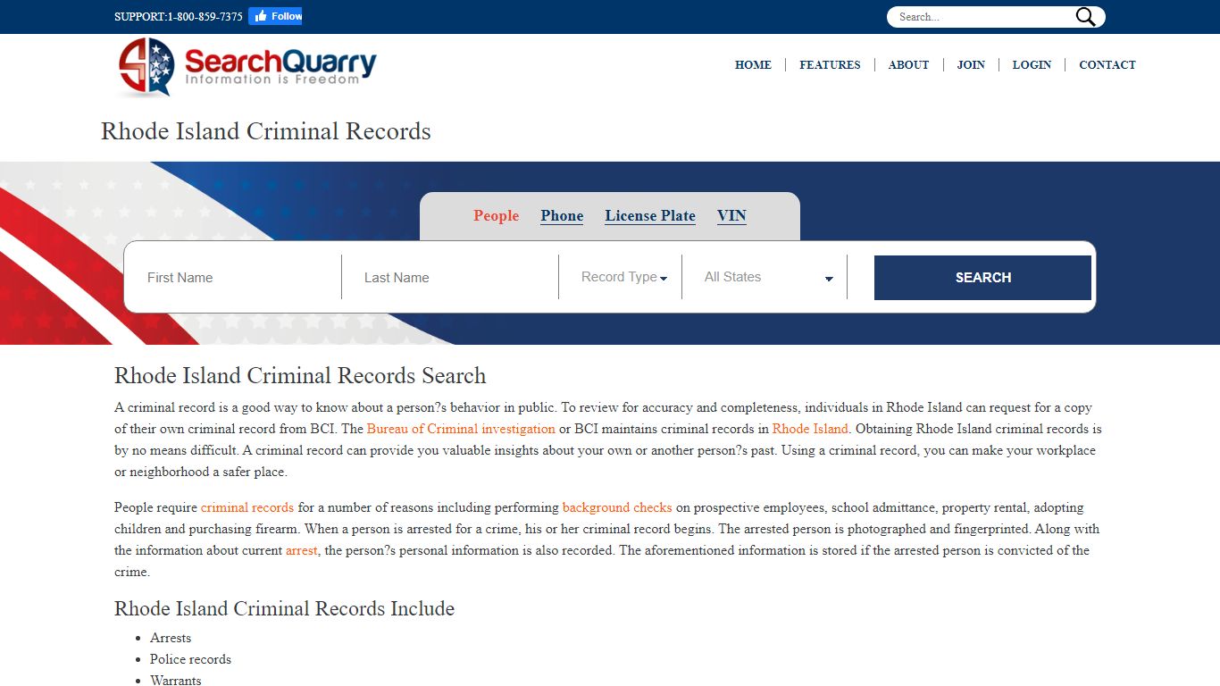 Rhode Island Criminal Records - SearchQuarry